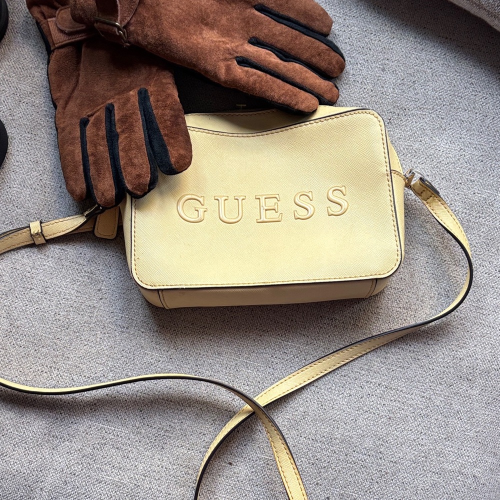 Guess Mustard Crossbody Bag